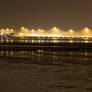 Wilhelmshaven harbor at night - JWP + Midgard NSB