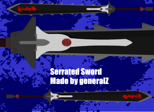 Serrated Sword by Racks18 on DeviantArt