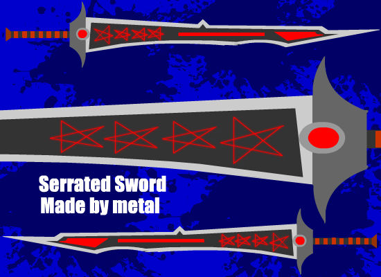 Serrated Sword by Racks18 on DeviantArt
