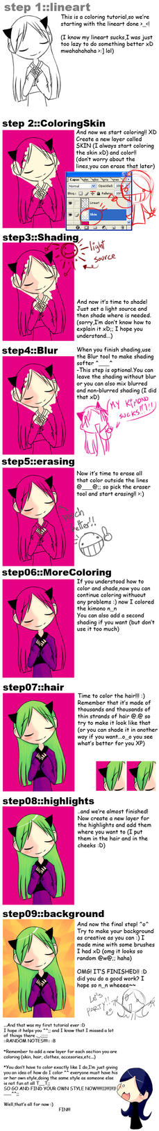 Coloring tutorial - 4PS