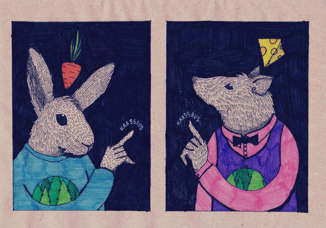 Rat Rabbit Thing rat and rabbit by kaassauss on DeviantArt