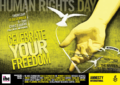 Human rights flyer