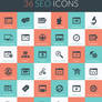 36 Free SEO Icon Set
