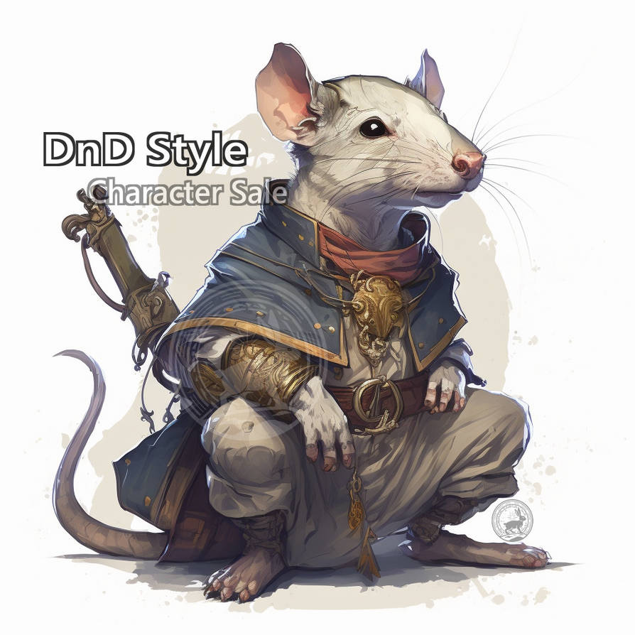 DnD: Rat Character Adopt #1 by CurioComforts on DeviantArt