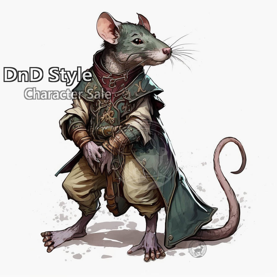 DnD: Rat Character Adopt #3 by CurioComforts on DeviantArt