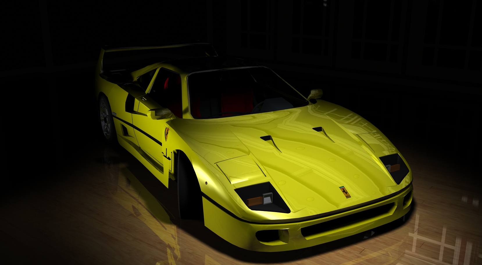 Yallow Ferrari F-40