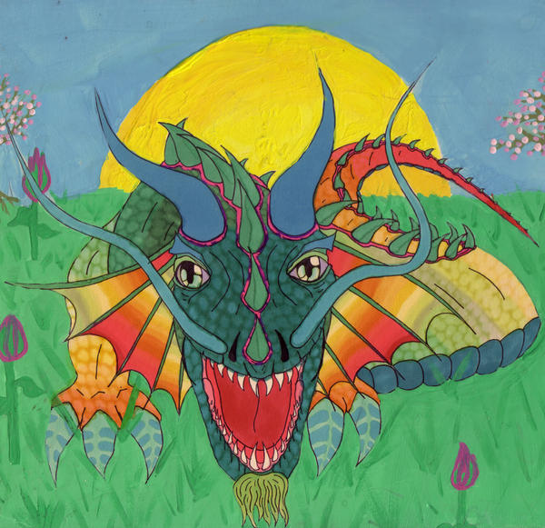 Spring Dragon by artdesirez on DeviantArt