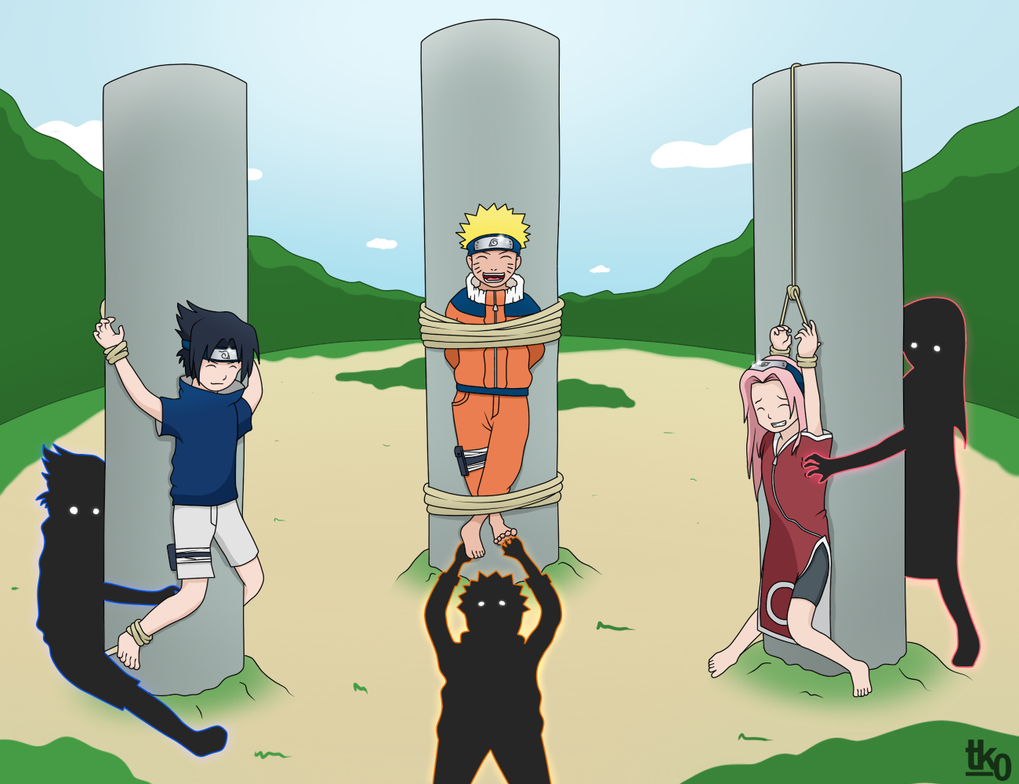 Team Naruto tickled by tk0Art on DeviantArt