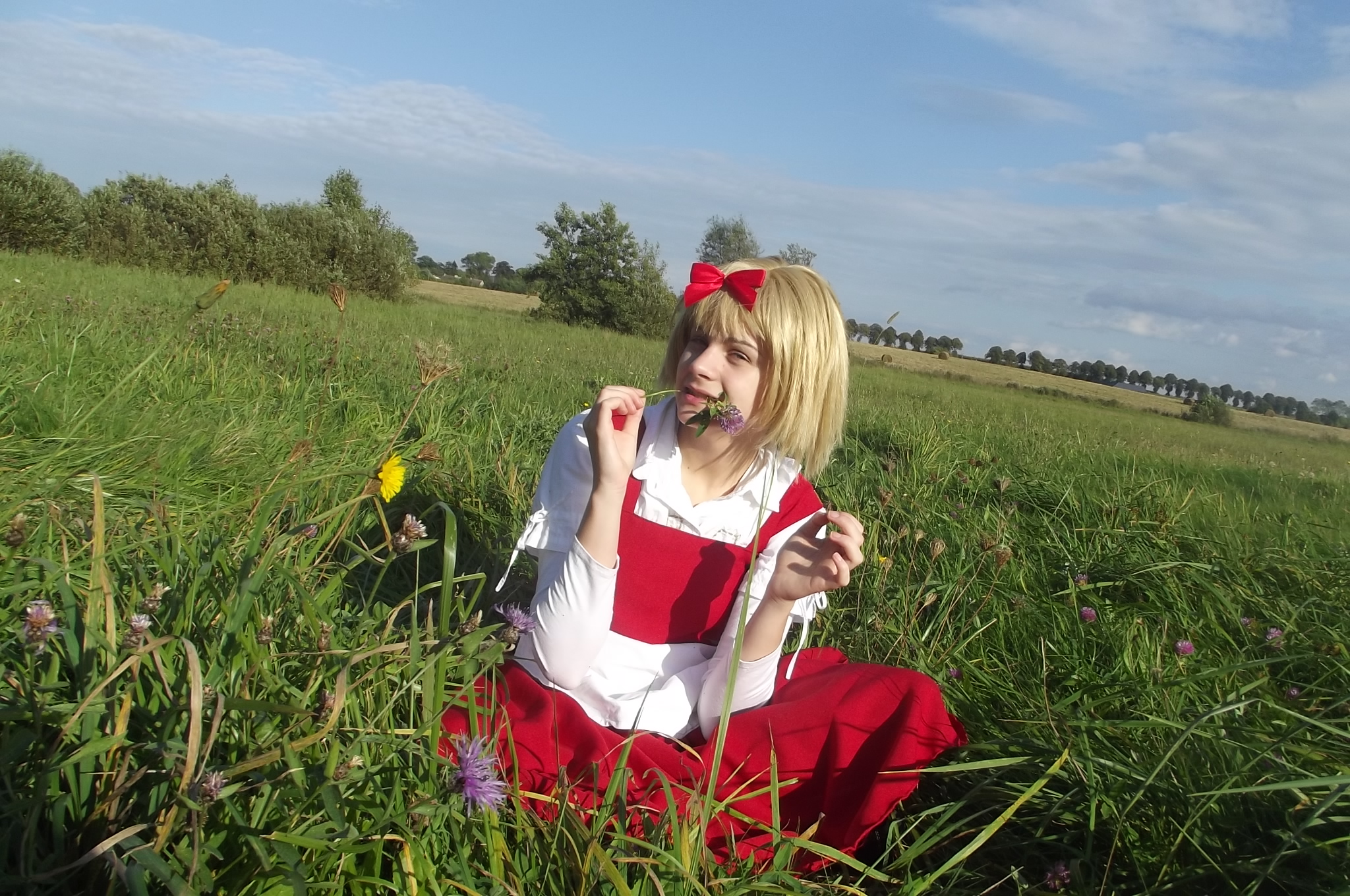 Switzerland in a dress (cosplay)