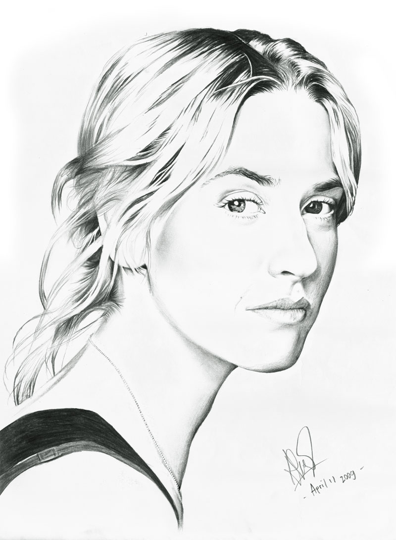 Kate winslet drawing