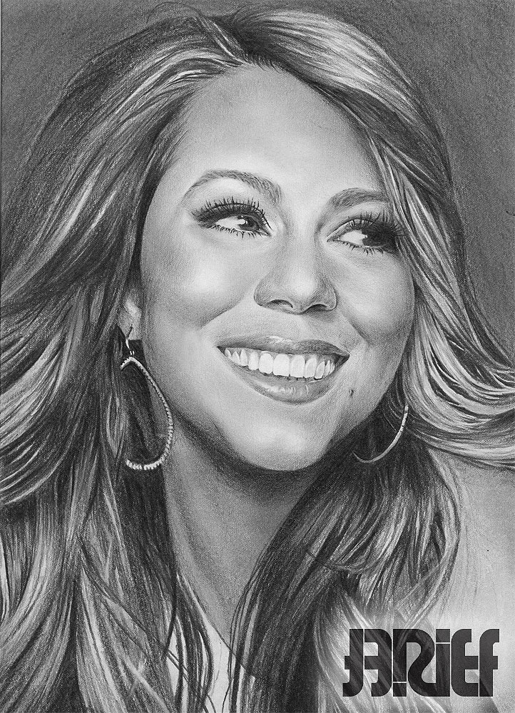 Mariah Carey smile 2 Drawing