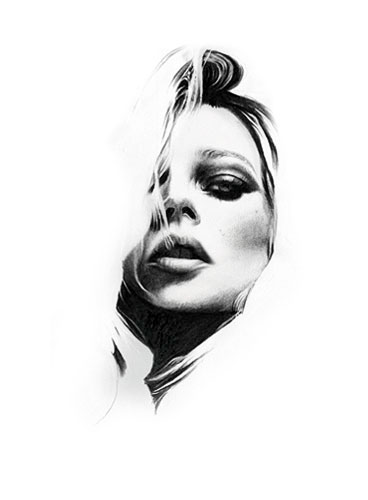 Kate Moss WIP 1