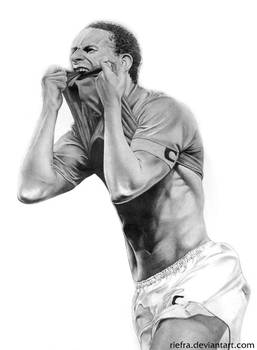 Rio Ferdinand Pencil Drawing