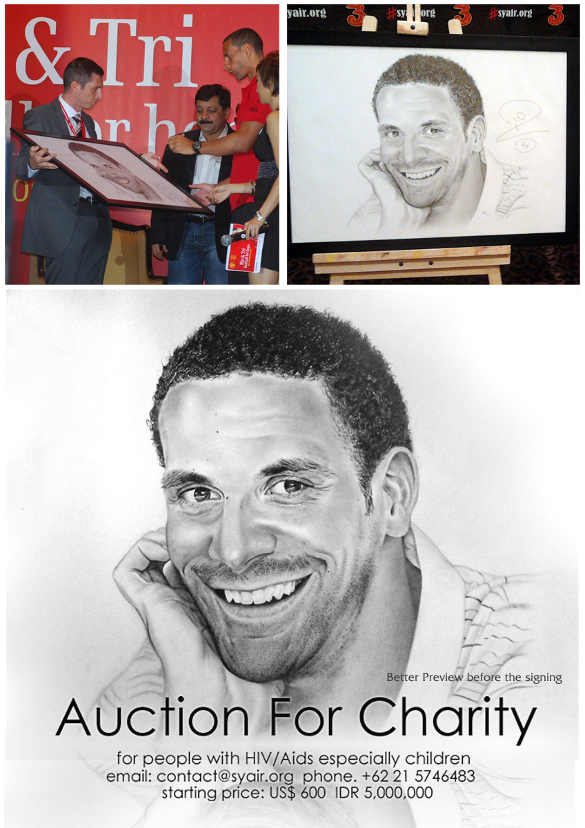 Charity Auction Rio Ferdinand