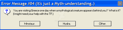 Error Message #04 Myth-Understanding.  (CLOSED!)