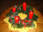 Advent wreath by Felicias