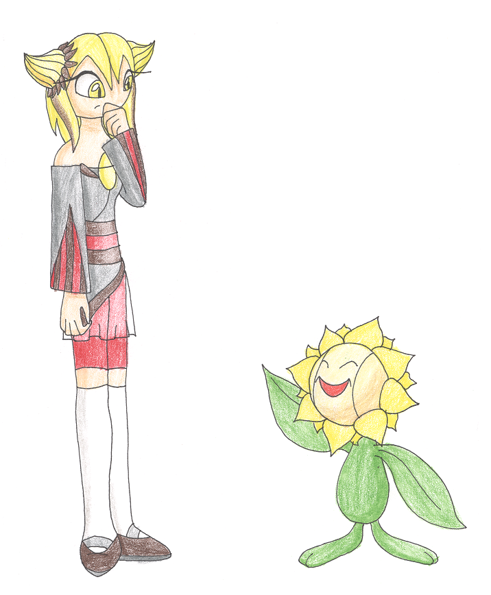 Celia meets Sunflora