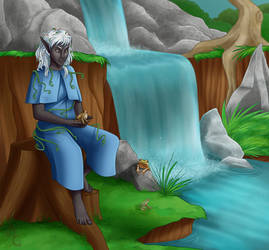 Commission: Drow Druid