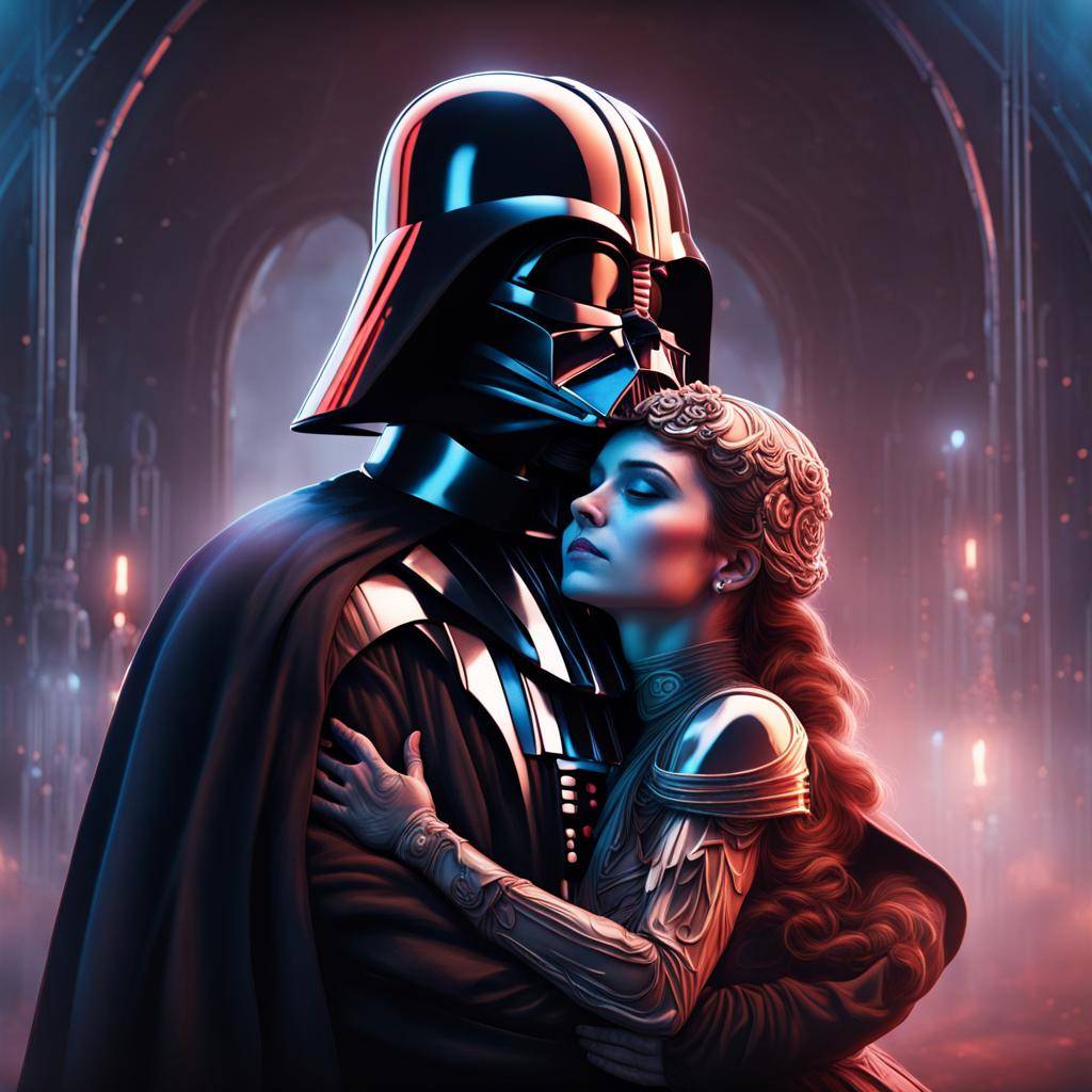 Darth Vader and Padme Amidala 3 by Mahawarrior on DeviantArt