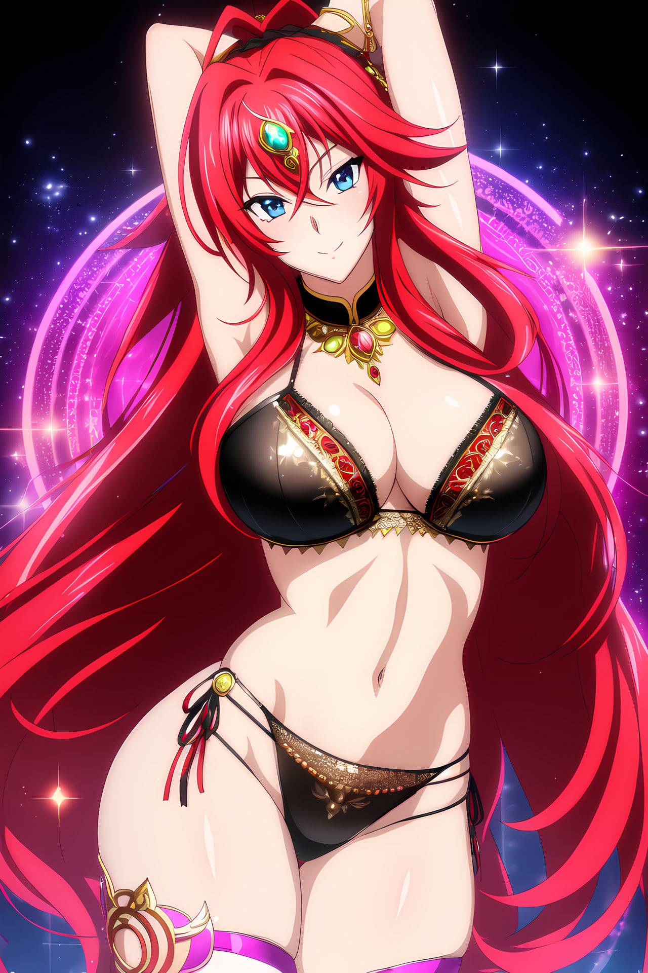 Belly Dancer Rias Gremory By AiArtShines On DeviantArt belly-dancer-rias-gremory-by-aiartshines-on-deviantart