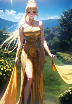 Gold Goddess Attire Darkness