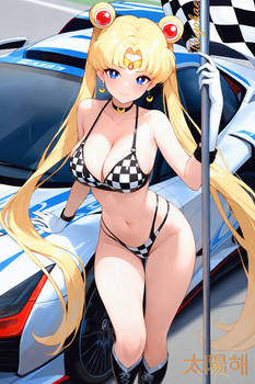 Racing Queen Sailor Moon!!