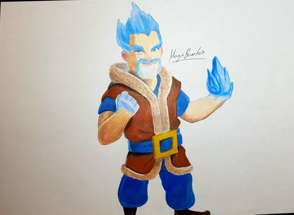 pics Clash Royale Ice Wizard Drawing ice wizard of clash royale by
