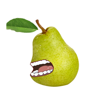 Biting pear