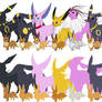 Ranch Eevees Size Comparison