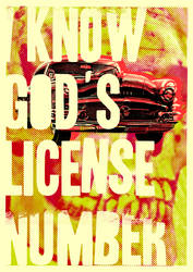 God's license number