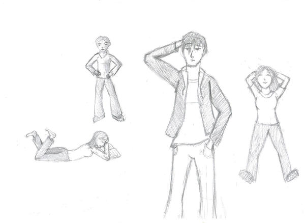 Body Language Drawing. F Learning to draw body language by fionola on DeviantArt