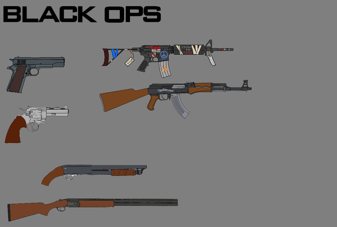 Weapon Black Ops Style By Celvius49 On DeviantArt