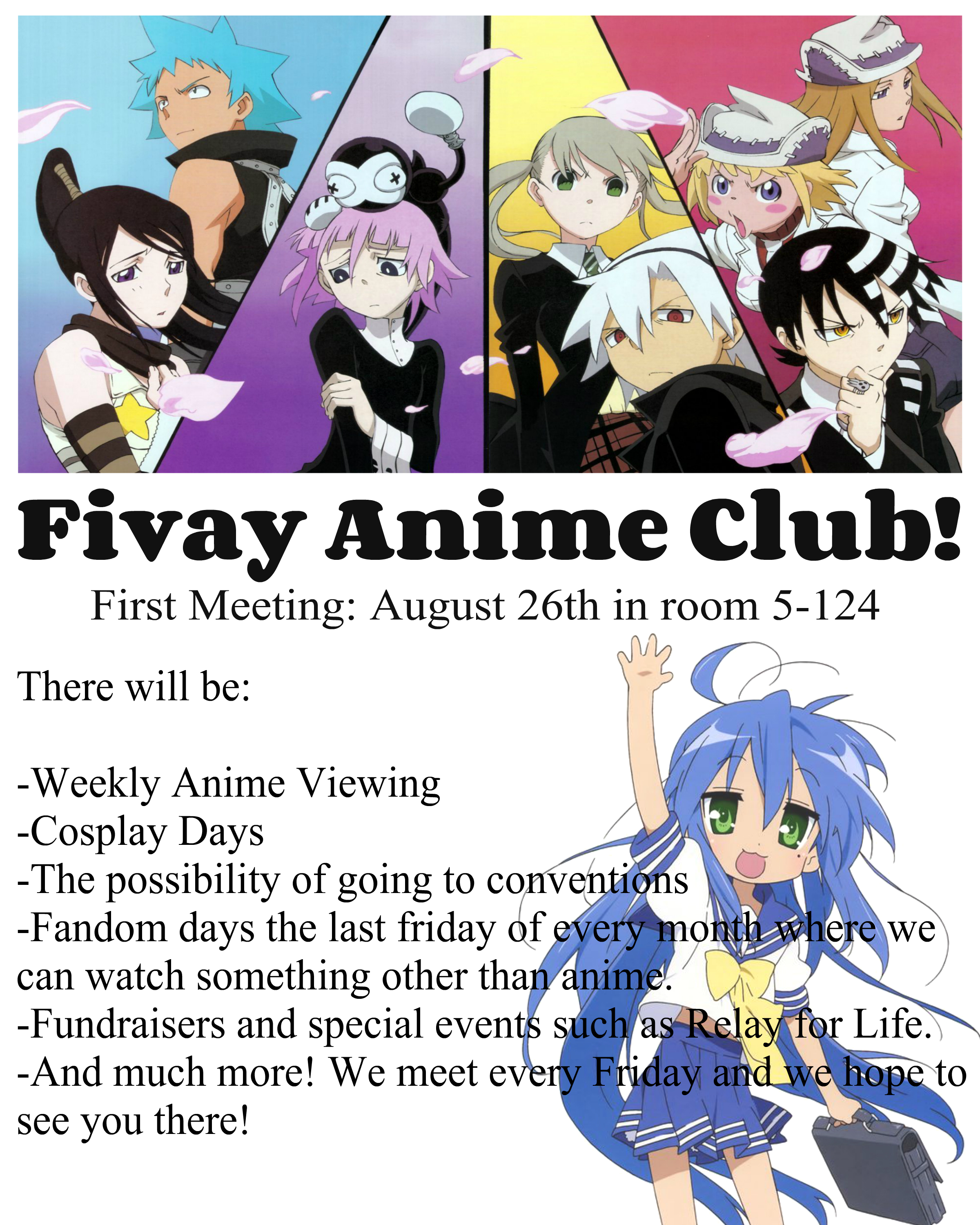Anime Club Flyer, Amanda