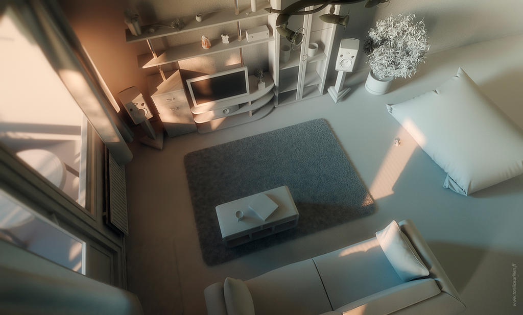 Interior Study WIP | 091113 by Creativetone on DeviantArt
