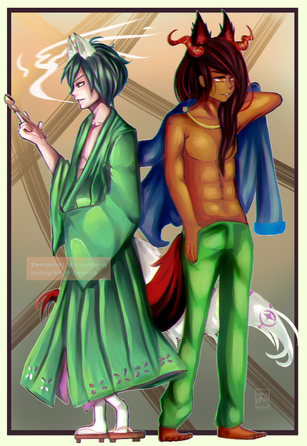 [Commission]: Yoichi and Runes