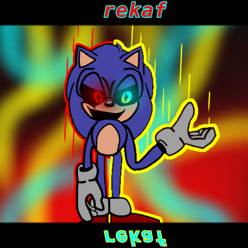 FNF Faker Sonic (EXE) (My design) by AuroraRose45 on DeviantArt