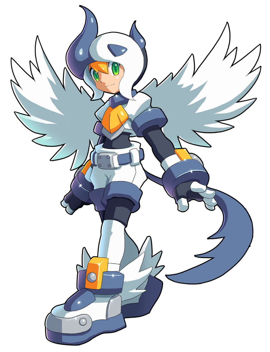 Commission: Roll and Mega Absol Fusion