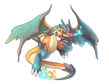 Commission: Charizard X and Y Fusion