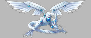 Commission: Blue Eyes Shining Dragon