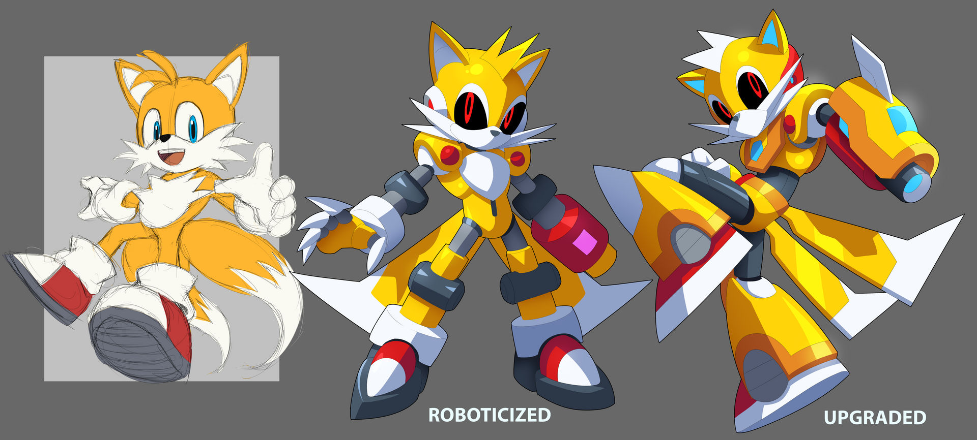 Robo Tails Tails Roboticized by ultimatemaverickx on DeviantArt