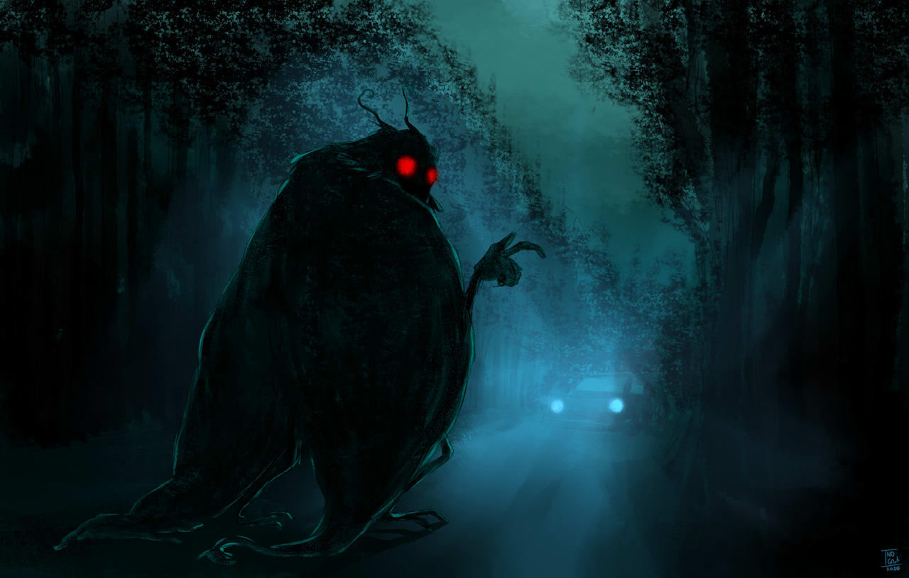 Mothman by INOGArt on DeviantArt