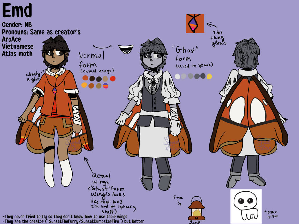 Persona Reference Sheet by SunsetDumpsterFire on DeviantArt