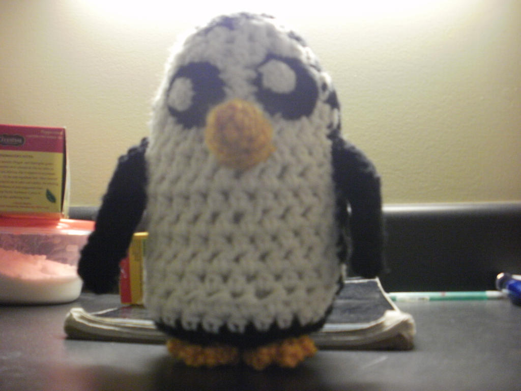 Crocheted Adventure Time Gunther Plush