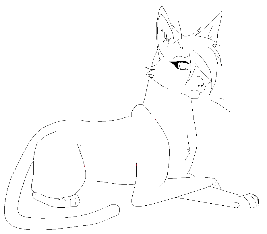 Female cat base by Kimster890 on DeviantArt