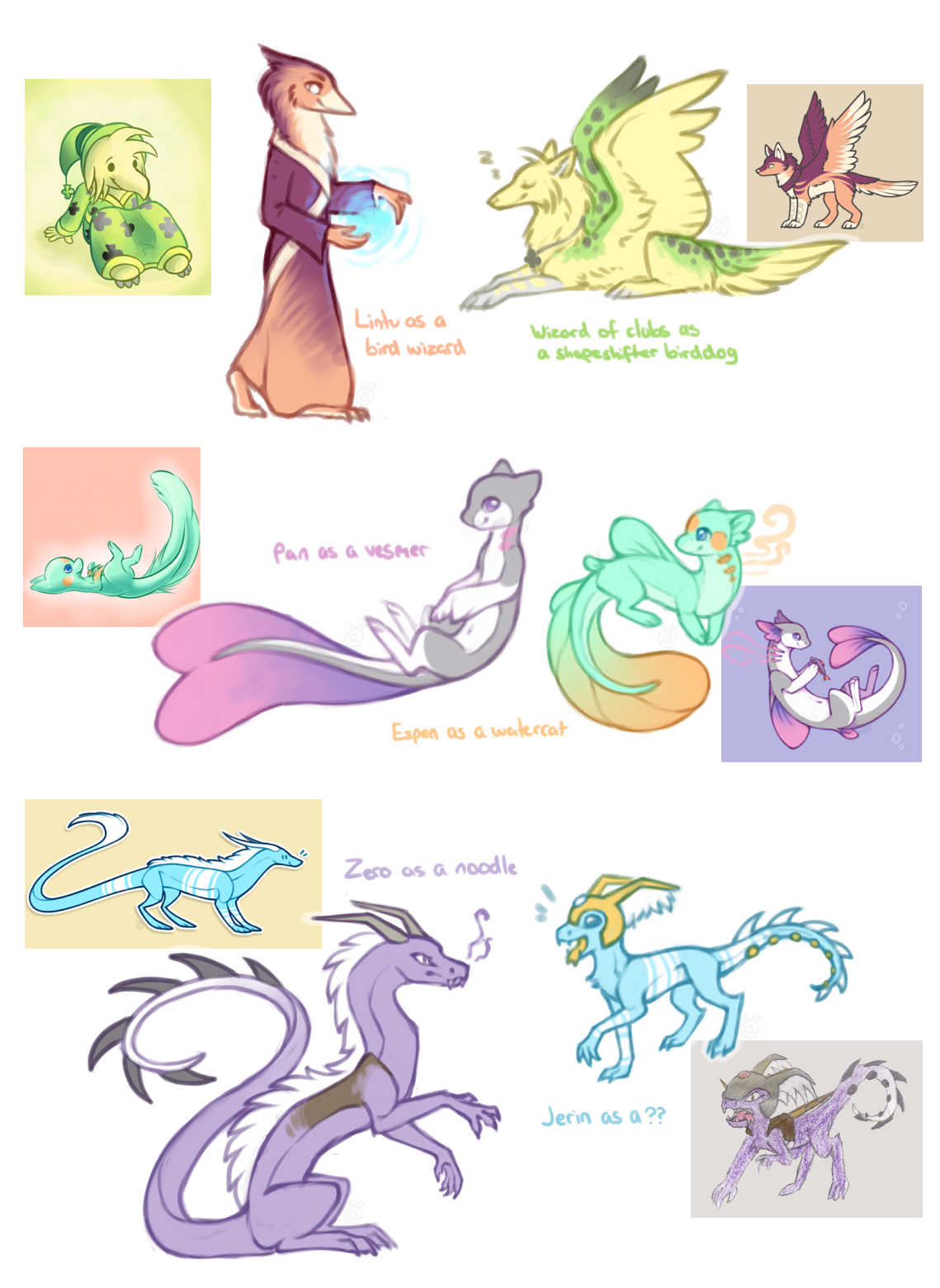 Species Swap -challenge by omenaapple on DeviantArt