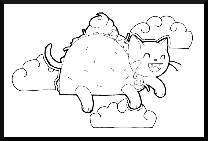 Taco Kitty Outline By Tacokitty777 On DeviantArt taco-kitty-outline-by-tacokitty777-on-deviantart