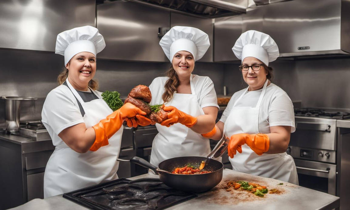 3 chefs cooking by apronia on DeviantArt