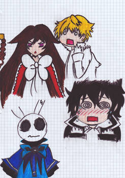 Pandora Hearts chibis