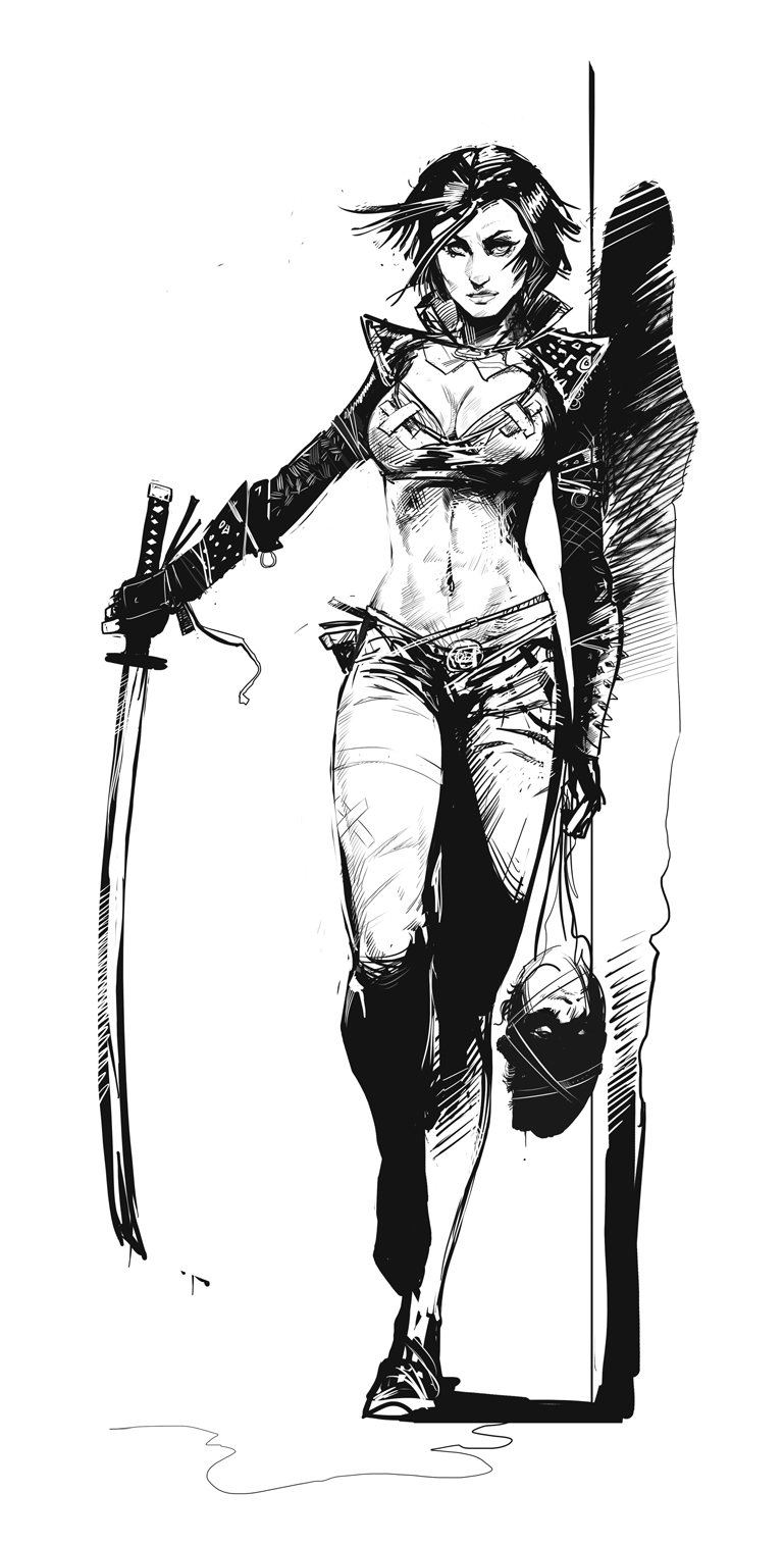 Vampire Hunter sketch