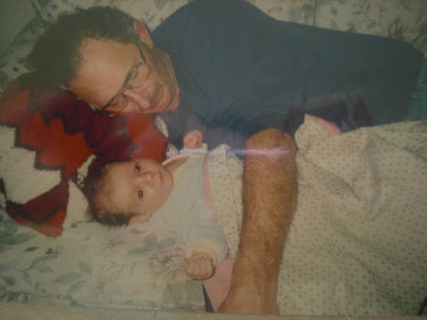 OMG me as a baby with my dad